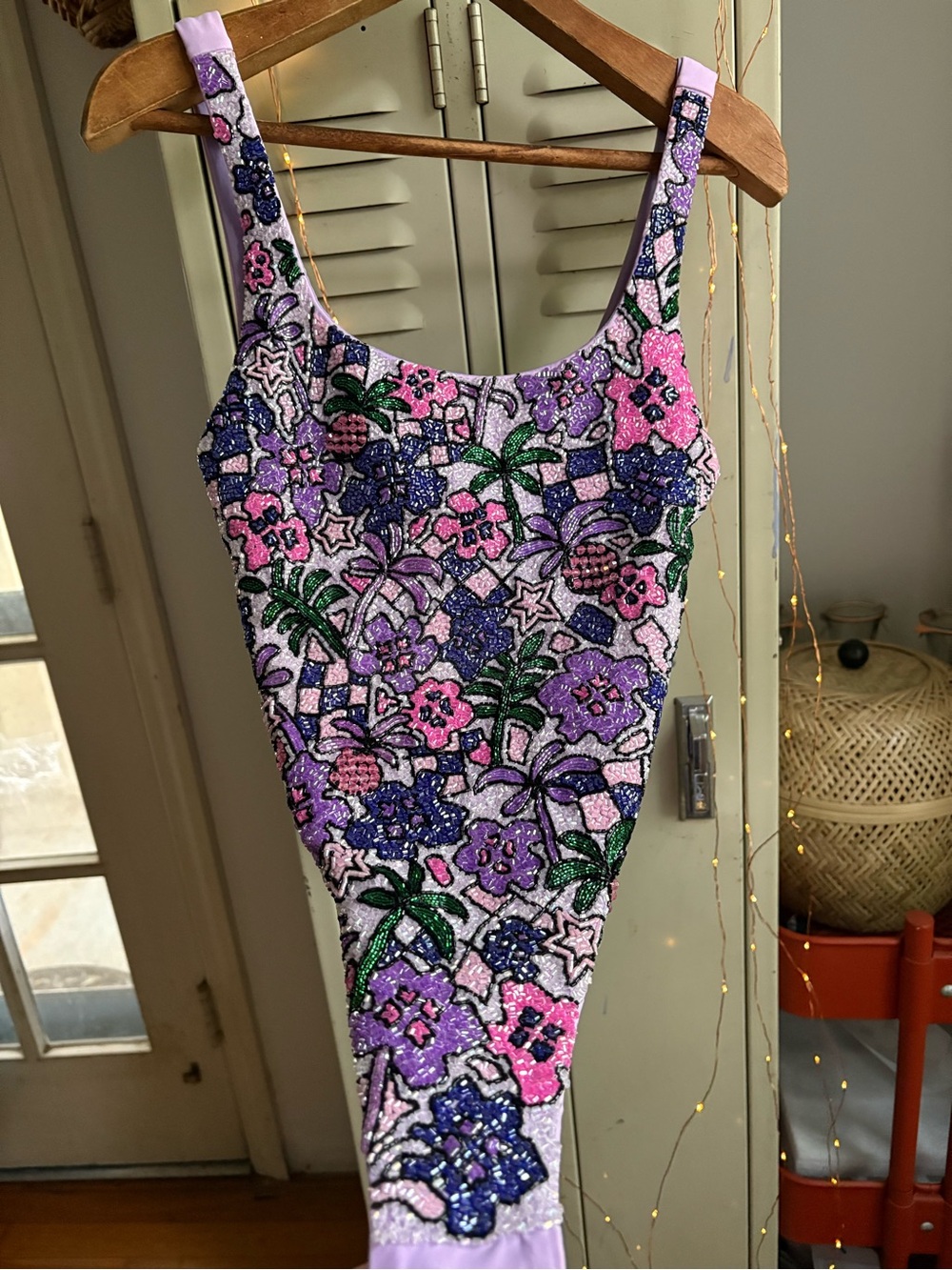 Oceanus Fia Hand-Beaded One Piece Swimsuit NWOT - Picture 11 of 16